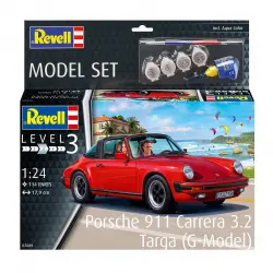 Revell - Maqueta Porsche 911 Carrera 3.2 Targa G-Model con accesorios básicos Revell.