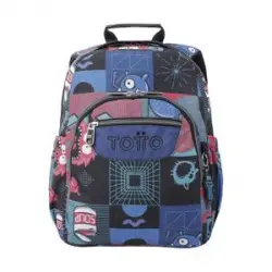 Totto - Mochila escolar cyber monstruos Gommas