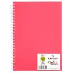 Libreta de esbozos Canson con cubierta de polipropileno 14 x 21 rosa