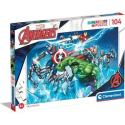 Clementoni - Puzzle infantil de 104 piezas de los Avengers ㅤ