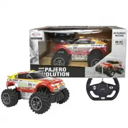 Coche Radiocontrol Mitsubishi Montero Evo 1:18 Rojo 20100 Rastar