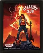 Cuadro 3D Stranger Things Hellfire Club