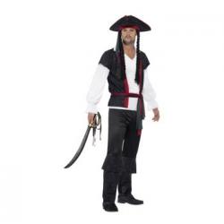 Disfraz De Capitán Pirata Negro