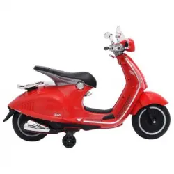 Moto Eléctrica Para Niños Vespa Gts300 Roja Vidaxl