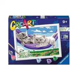 Ravensburger - Gatitos en la hamaca CreArt