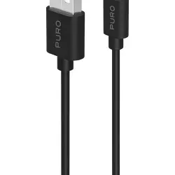 Cable Puro USB-C/USB-A Negro 2 m