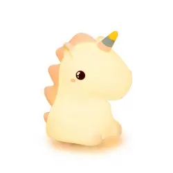 Lámpara infantil decorativa de silicona unicornio