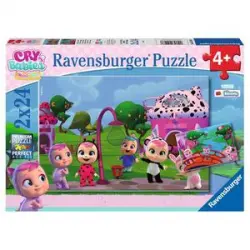 Ravensburger - Bebés Llorones - Puzzle 2x24 pzs.