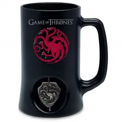 Targaryen Logo Jarra Negra 3D Got