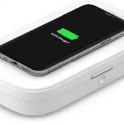 Desinfectante UV Belkin BoostCharge con carga inalámbrica Blanco