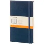 Cuaderno Moleskine L Pautado Azul Zafiro