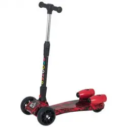 Homcom - Patinete Scooter plegable 3 ruedas