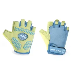 Guantes protectores infantiles sin dedos – Sports Kids Azul