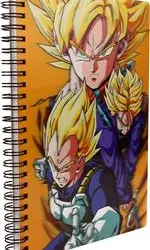 Libreta efecto 3D Dragon Ball Z Saiyans