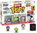 Set 4 figuras Funko Bitty Pop Toy Story Emperador Zurg + Alien + Buzz Lightyear + Figura sorpresa 2cm