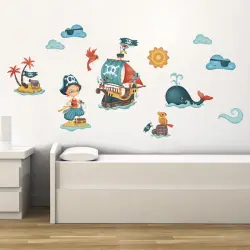 Stickers para pared Pirata