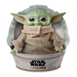 Mattel - Star Wars "Baby Yoda" El Niño De La Serie The Mandalorian, Figura Peluche De 28 Cm