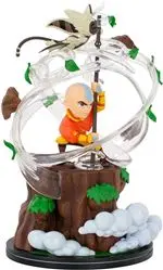 Diorama Quantum Mechanix Avatar Airbender Aang y Momo 23cm