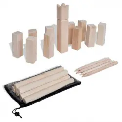 Set De Juego De Cubos Kubb De Madera Vidaxl