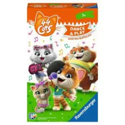 Ravensburger - Juego de tablero Cats: Canta y baila con los Buffycats - Búsqueda y movimiento ㅤ