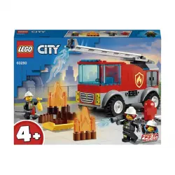 LEGO -  de Construcción Camión de Bomeros con Escalera LEGO City Fire.