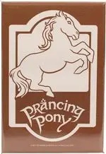 Imán El Señor de los Anillos Prancing Pony