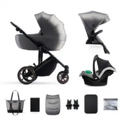 Kinderkraft - Trío Prime 2 Mink Pro Shadow Grey