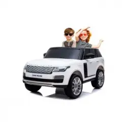 Range Rover Sport 24v 2 Plazas Con Mp4 Blanco - Coche Eléctrico Infantil Para Niños Batería 24v Con Mando Control Remoto