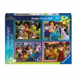 Ravensburger - Encanto - Pack 4 puzzles 100 piezas