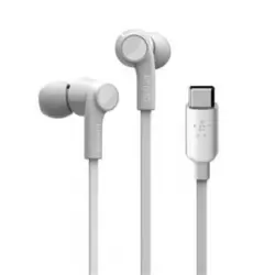 Auriculares Belkin Rockstar USB-C Blanco