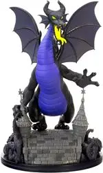 Figura Q-Fig Elite Quantum Mechanix Disney La bella durmiente Maléfica Dragón 21cm