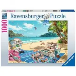 Ravensburger - Rompecabezas de colección de conchas, 1000 piezas, flora y fauna ㅤ