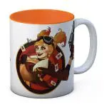 Taza DC - Harley Quinn con pistola Retro