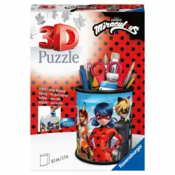 3D - Puzzle 3D Portalapices Miraculous + 6 años