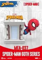 Figura Beast Kingdom Marvel Spider-Man en edificio 60Th Serie 12cm