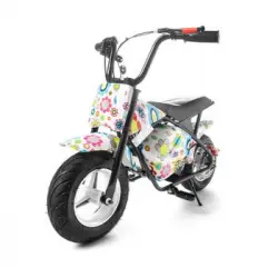 Mini Moto Eléctrica Para Niños 36v Blanco - Moto Eléctrica Infantil De Batería Para Niños